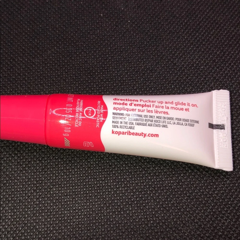 Kopari lip glossy in clear NEW